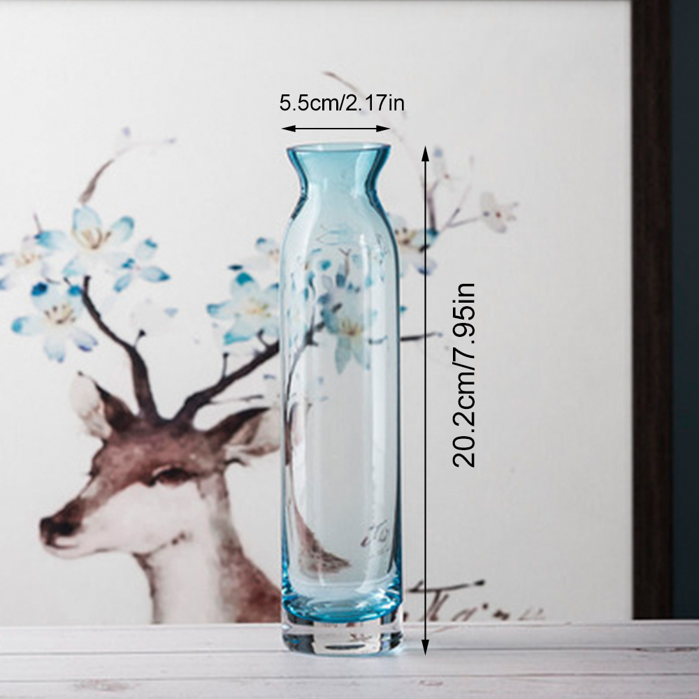 Glass Vase Single Stem Vases Clear vase Small Glass Vases Modern Flower