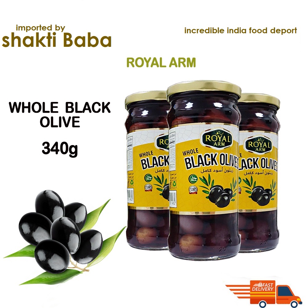 Royal Arm whole Black Olives 340g Lazada PH