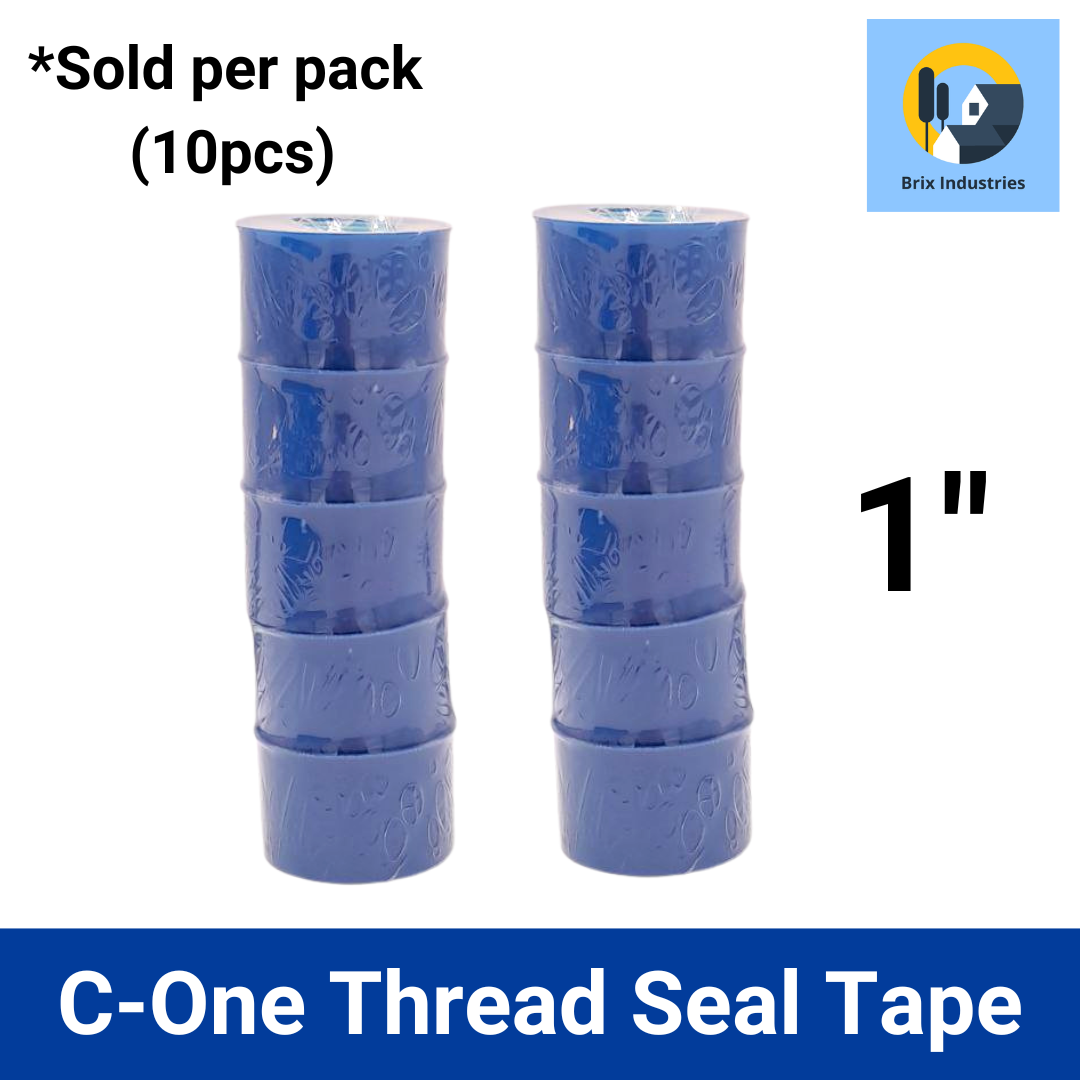 COne Thread Seal Tape 1/2" 3/4" or 1" (10pcs per order) Sealing Pipe