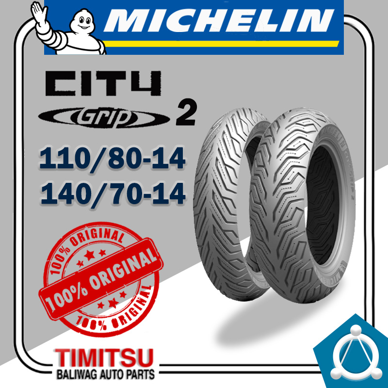 AEROX TIRE SET 110/80-14 140/70-14 MICHELIN CITY GRIP 2 TUBELESS