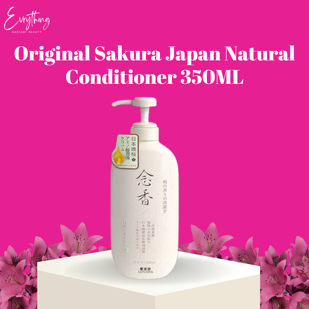 Original Sakura Japan Natural Conditioner 350ML Body Wash Shower Gel