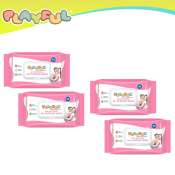 Playful Anti-Bacterial All Purpose Wipes 90's x 4 packs