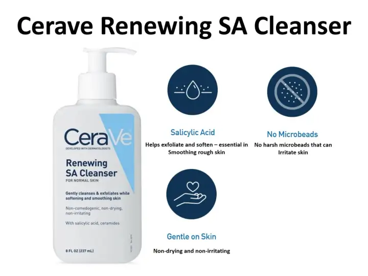 cerave renewing sa cleanser 8 oz