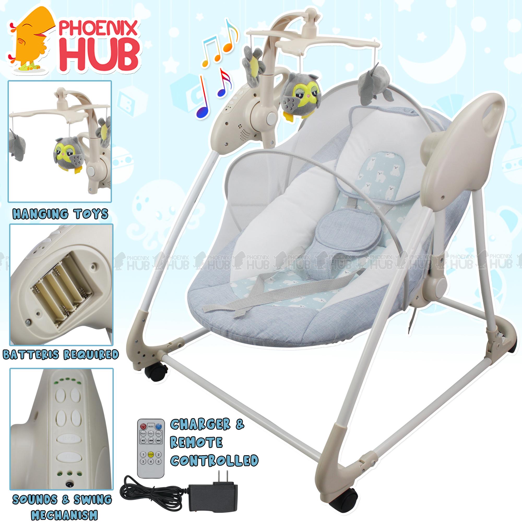 baby swing with lights