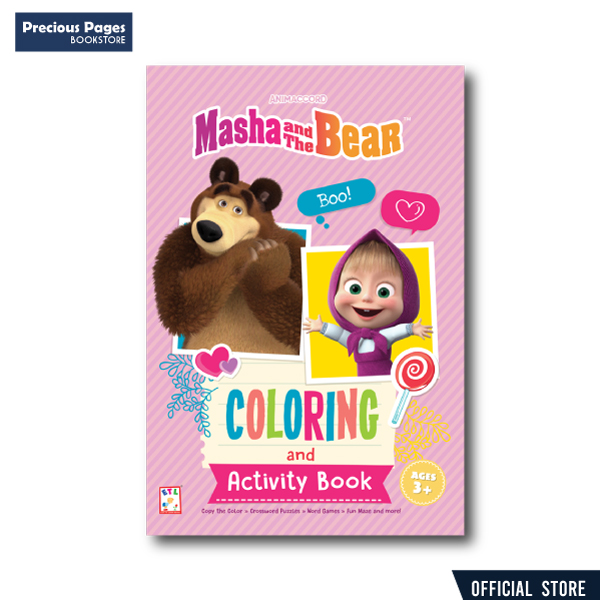 Masha and the Bear - Coloring and Activity Book Ages 3+ | Lazada PH