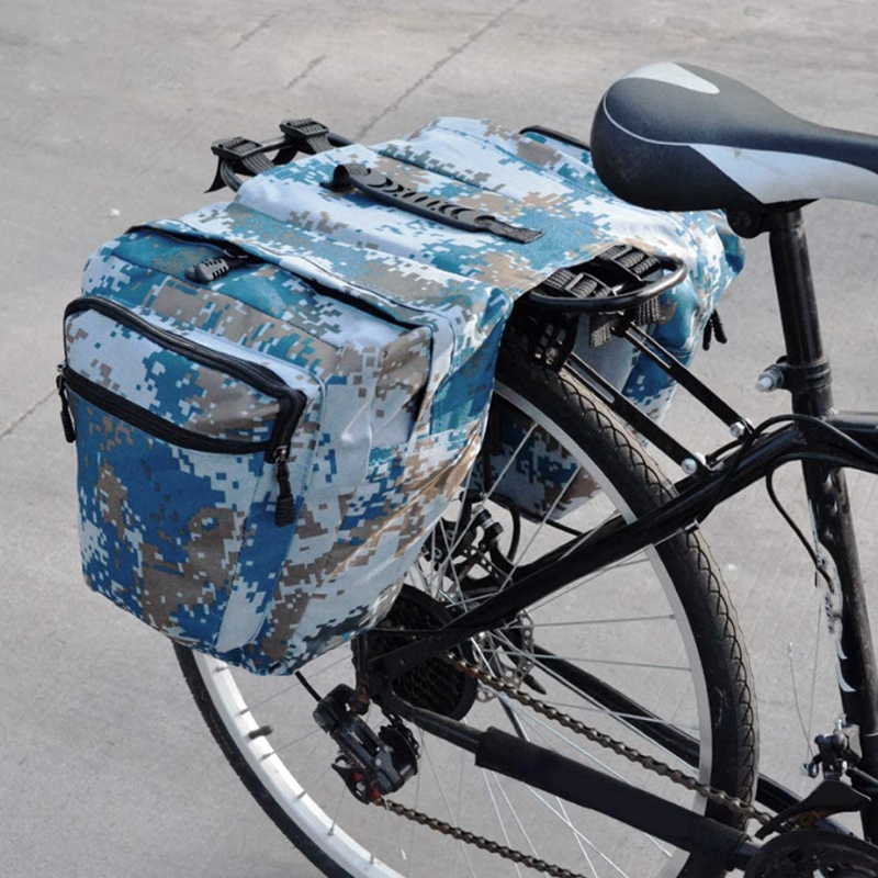 Bicycle Bags Luggage Rack, 30L Luggage Bags for Bike, Double Bag Bike