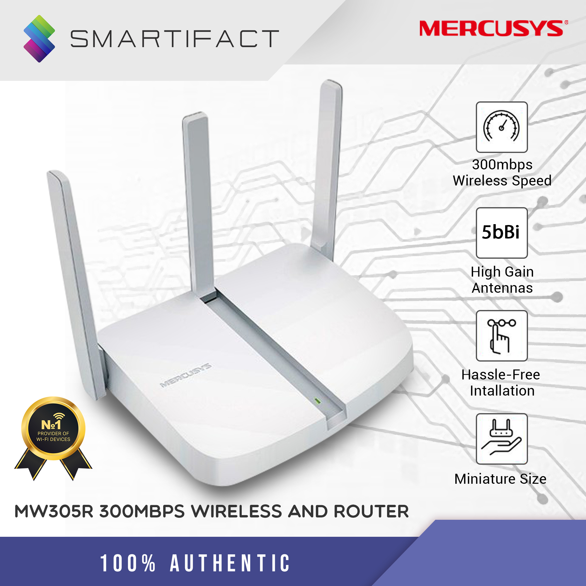 Powered By Tp Link Mercusys Mw305r 300mbps Wireless N Router Wifi Router Lazada Ph