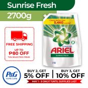 Ariel Sunrise Fresh Laundry Liquid Detergent Refill 2700g