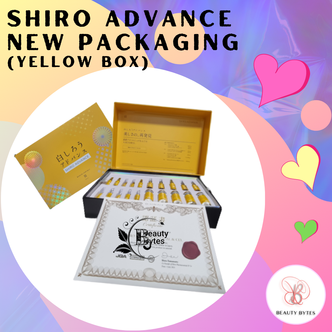 SHIRO ADVANCE (you can choose push set drip set or no sets included) gluta  by beauty bytes Shiro Advance Glutathione Supplement Shiro + Vitamin C  Supplement Shiro Local Supplier Warranty