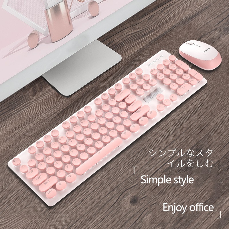 Philippine spot new NEW wireless keyboard and mouse set typewriter