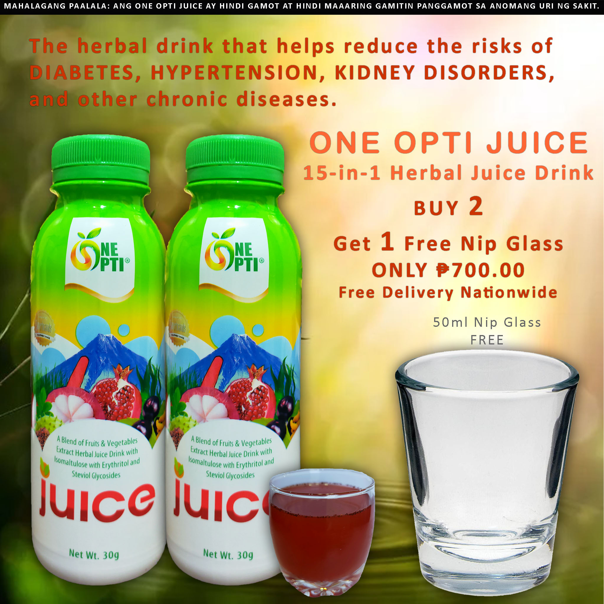 One Opti Juice 15in1 Herbal Juice Drink LEGIT DISTRIBUTOR