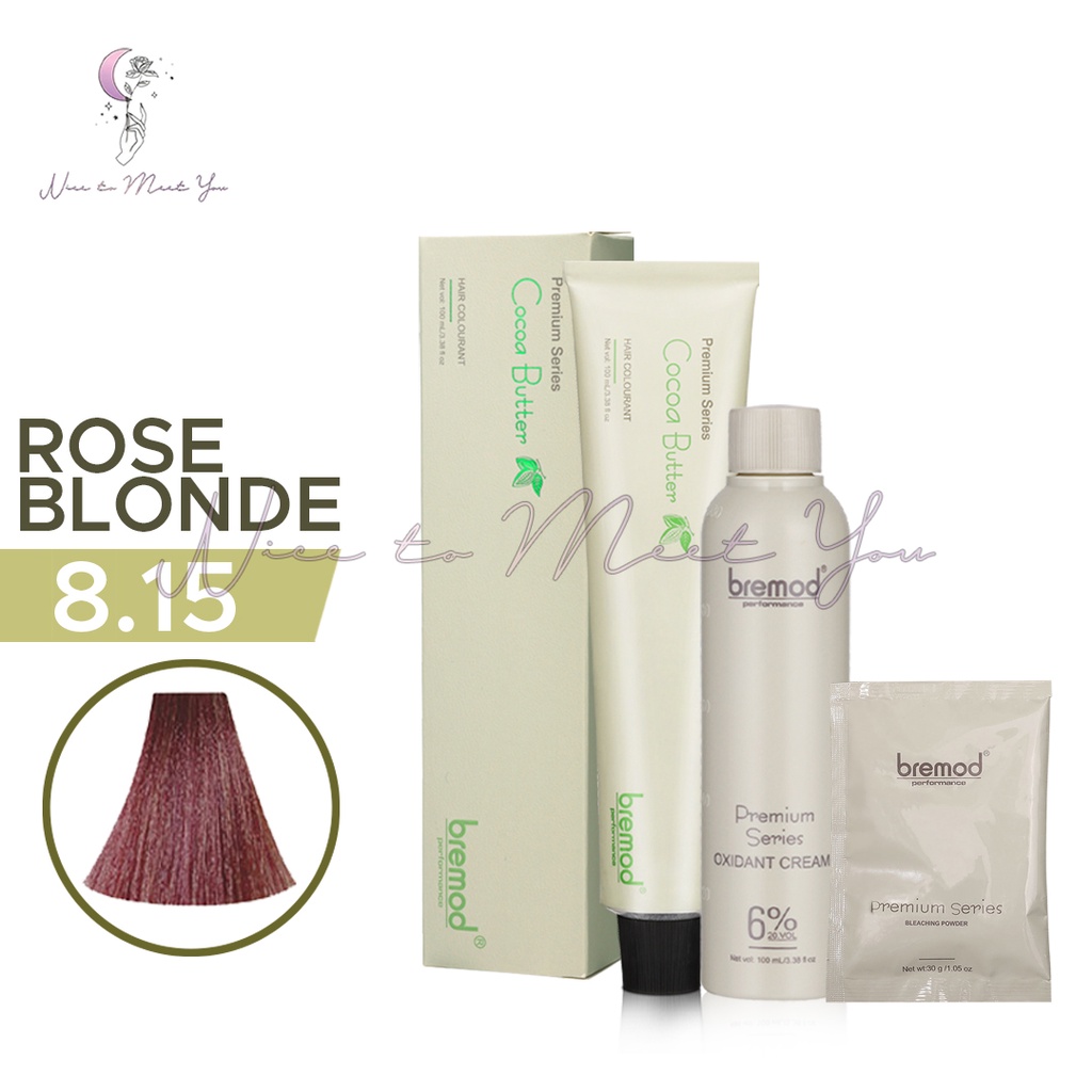 Bremod Premium Series Cocoa er Hair Color Package Hair Dye Set 8.15