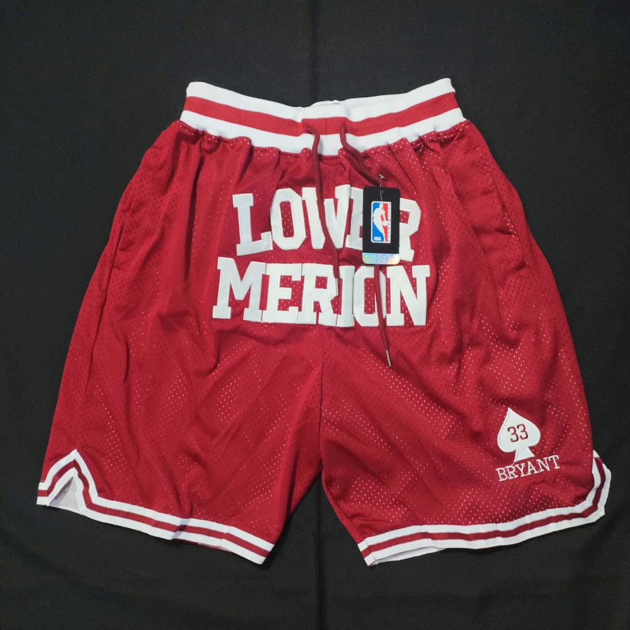 Lower Merion Just Don Kobe Shorts HIGH QUALITY Just☆Don Kobe