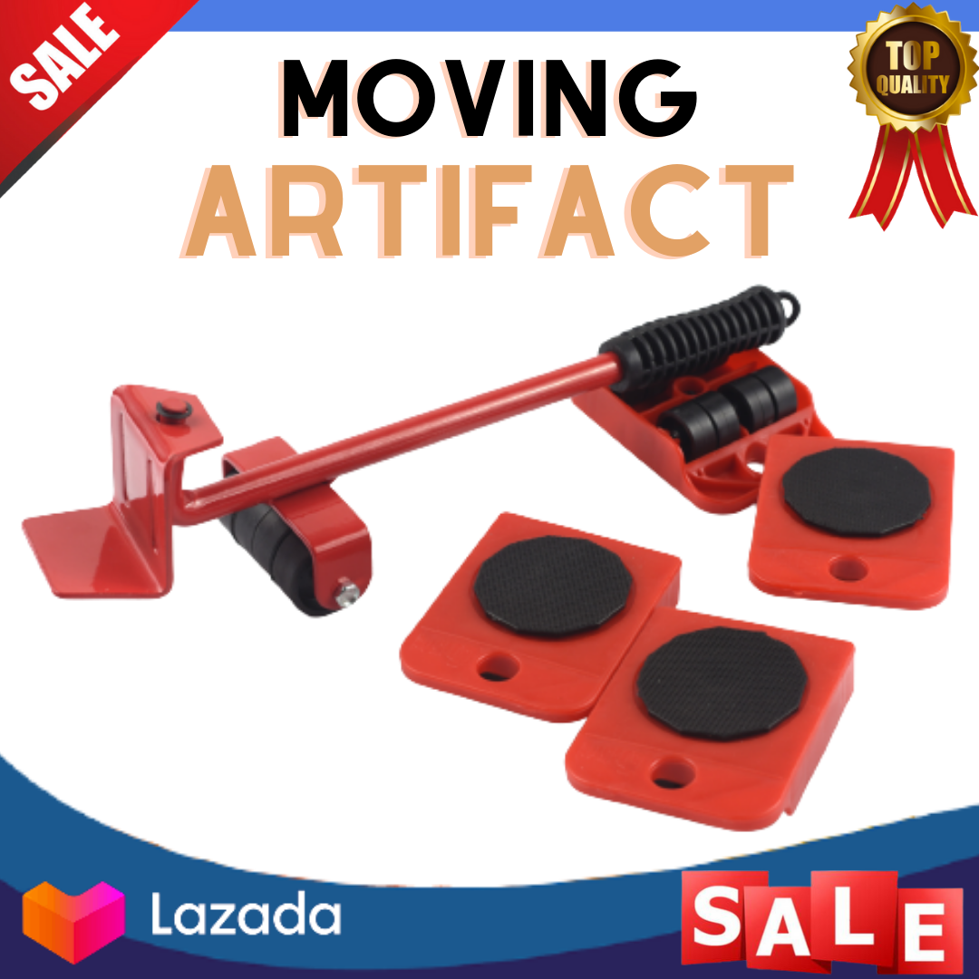 ORIGINAL MOVING ARTIFACT Furniture Moving System With Lifter Tool And 4 ...