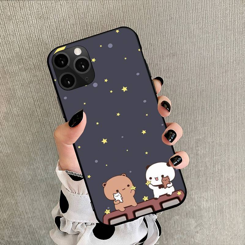 Cute BuBu DuDu Phone Case For iPhone 11 12 13 14 Mini 6 7 8 plus X XS XR  PRO MAX Shell Screen Protectors