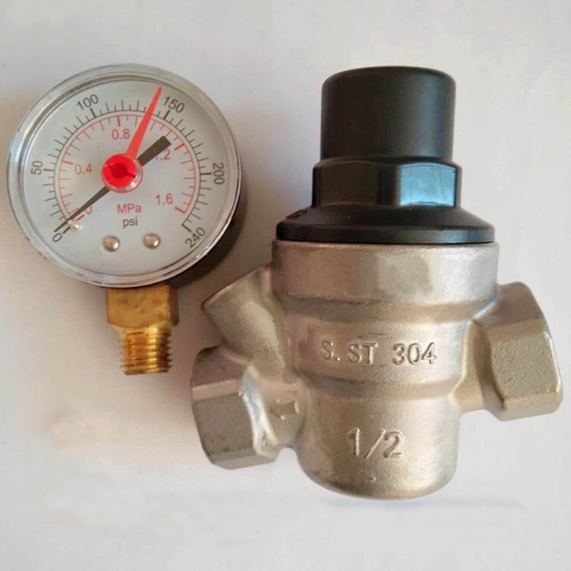 304 Stainless Steel water pressure regulator maintaining valve DN15