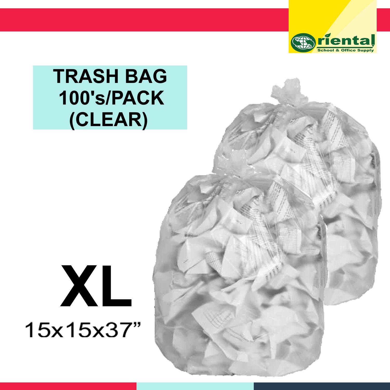 Large Clear Trash Bags Large Clear Trash Bags