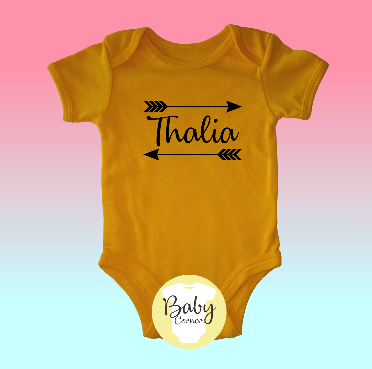 Arrow with name ( statement onesie / baby onesie / infant romper
