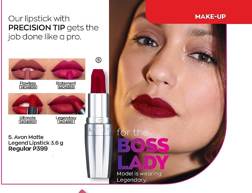 AVON MATTE LEGEND LIPSTICK 3.6g Lazada PH