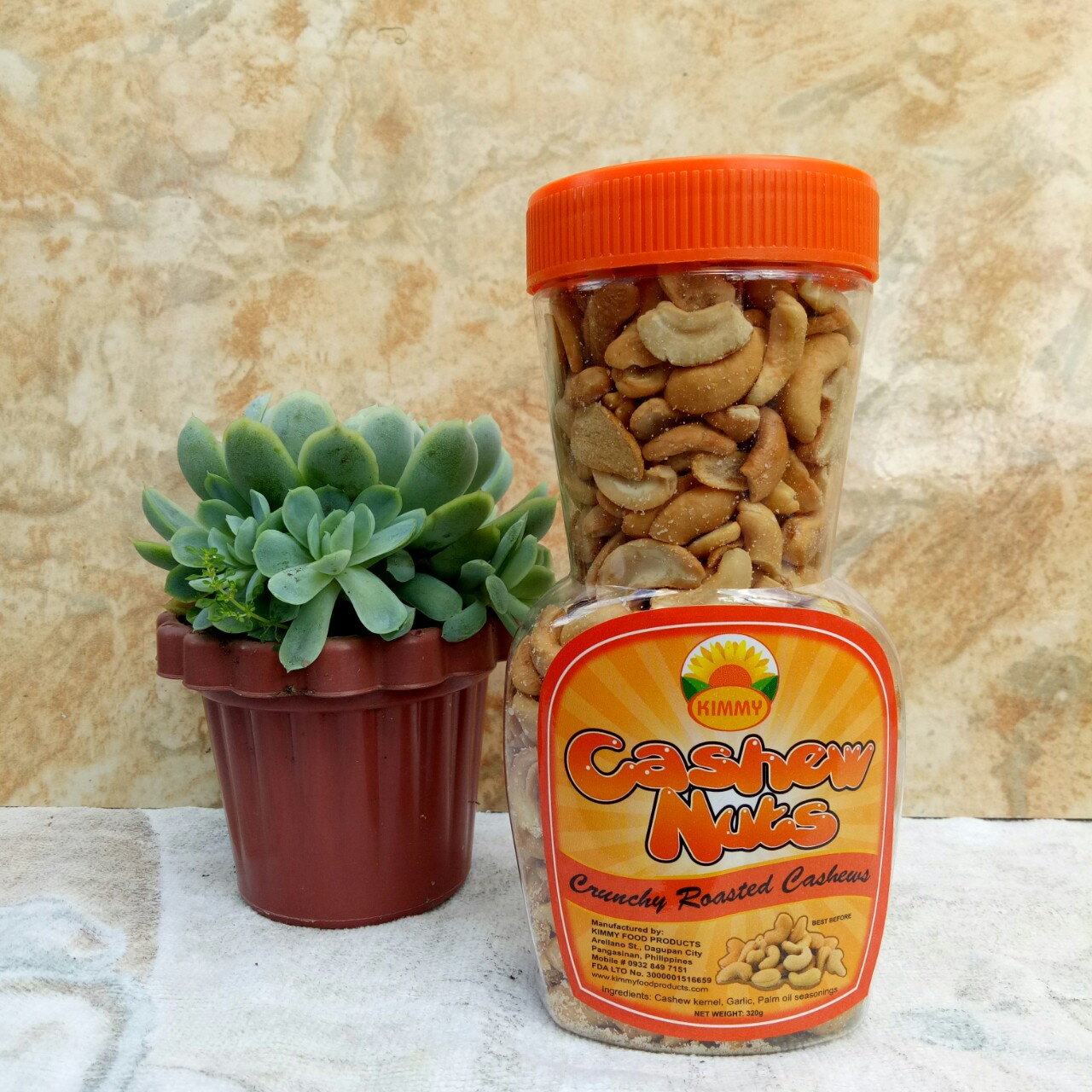 Baguio Pasalubong Mix Cashew Nuts & Garlic Chips , Baguio Products