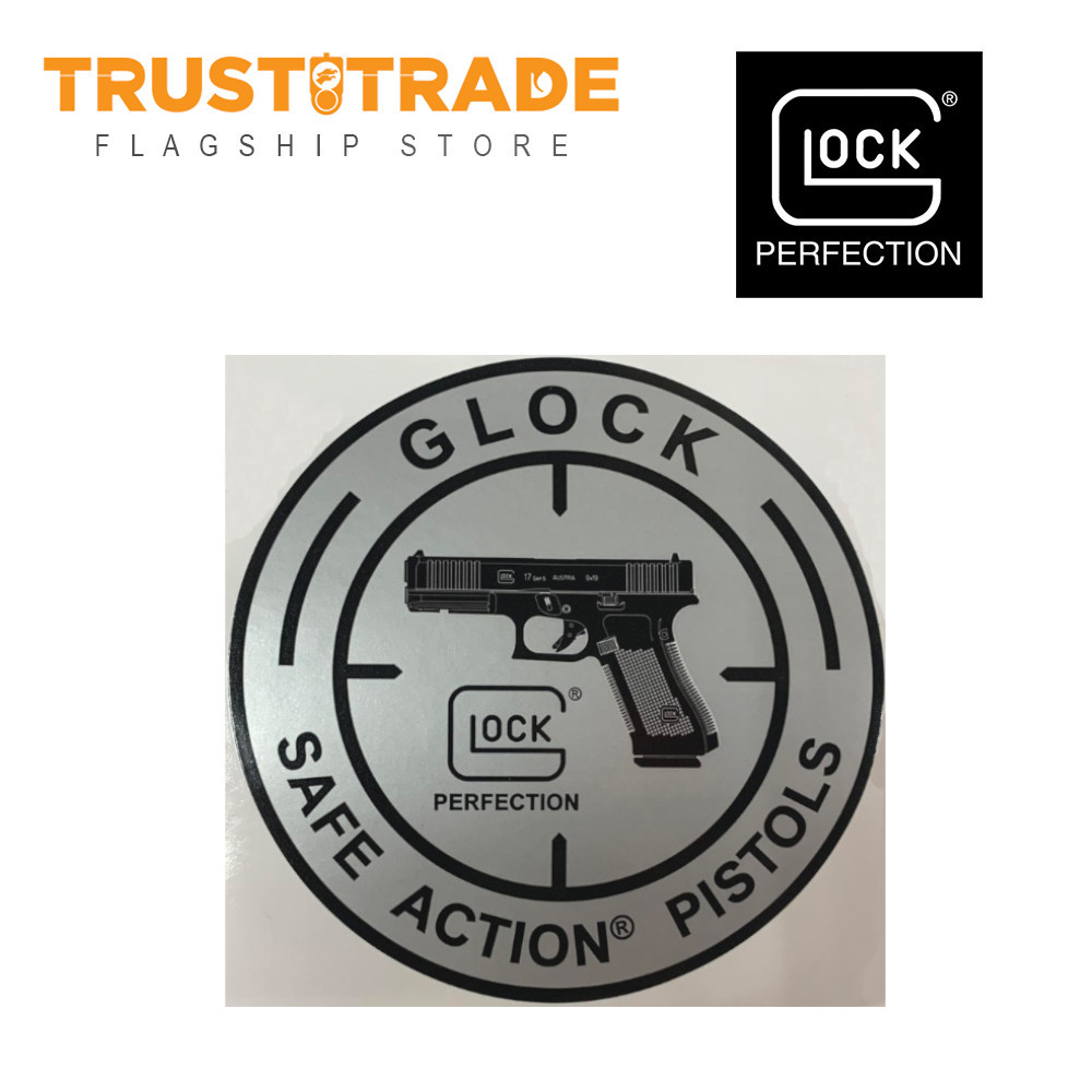 GLOCK® Safe Action Sticker 4" (3 pcs) Lazada PH