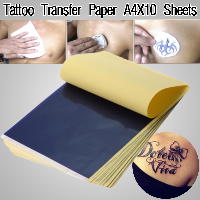CORIEOSD Tattoo Transfer Stencil Machine with 20 Thermal Tattoo Kit Copier Printer Tattoo