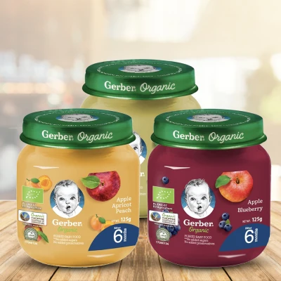 [FREE PAMPERS GIVEAWAY] - Gerber Organic Food Jar 125g (Assorted Flavors)