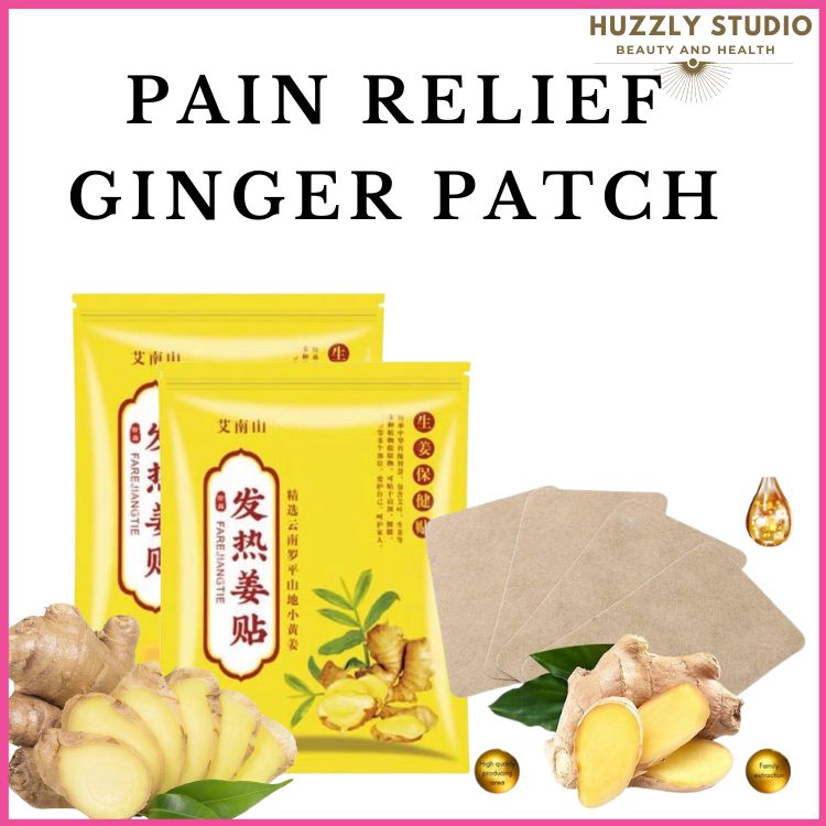 Ginger Patch Pain Relief Original Herbal Ginger Patch Pain Reliever ...
