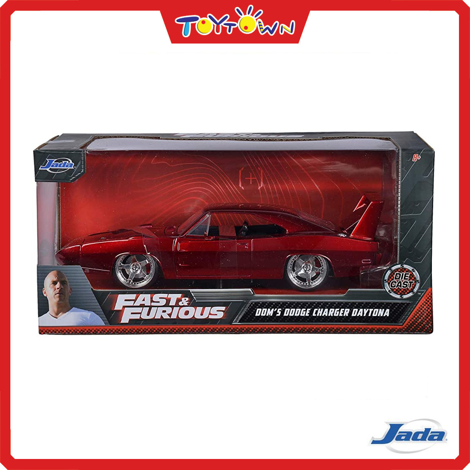 Jada Toys - Fast & Furious 1:24 Dom's Dodge Charger Daytona (Die Cast Car)  | Lazada PH