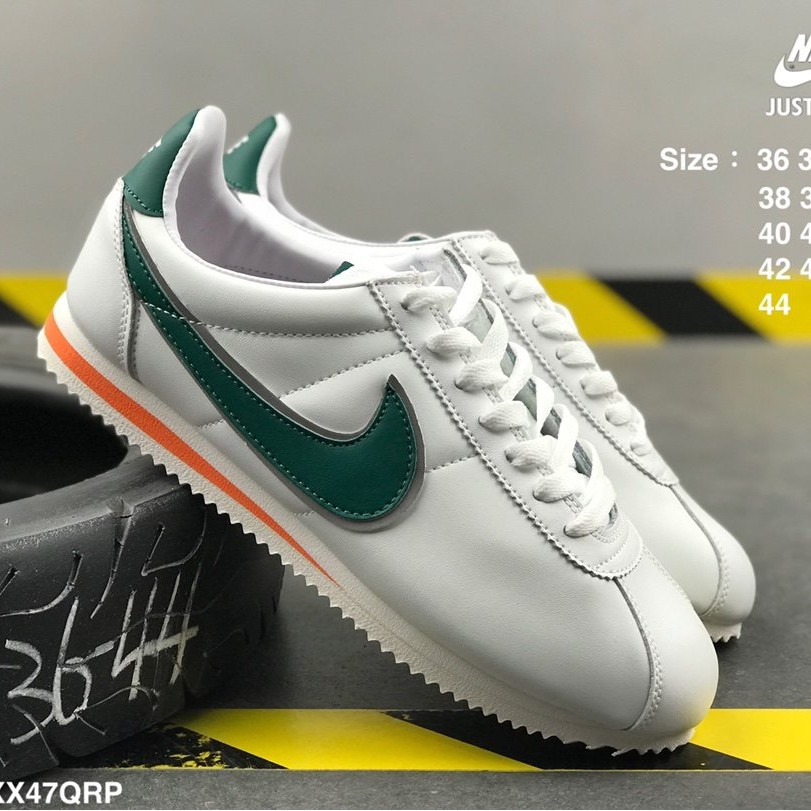 Shop Nike All White Cortez Shoes online 