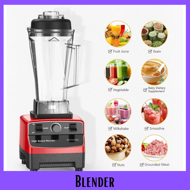 Electric Blender Silver Crest Adjustable Mixer, 4500W Health Extraction  Machine