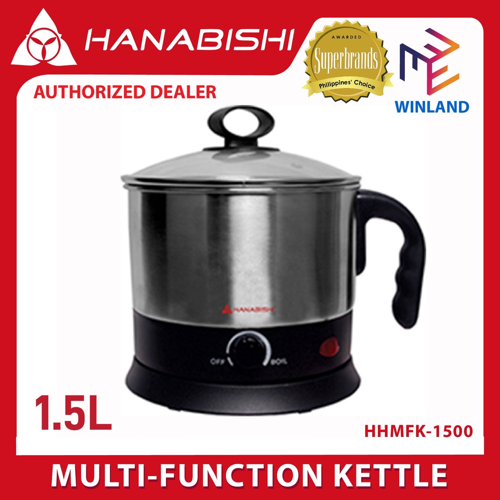 Hanabishi Original Multifunction Electric Kettle Cooker 1.5L HHMFK1500