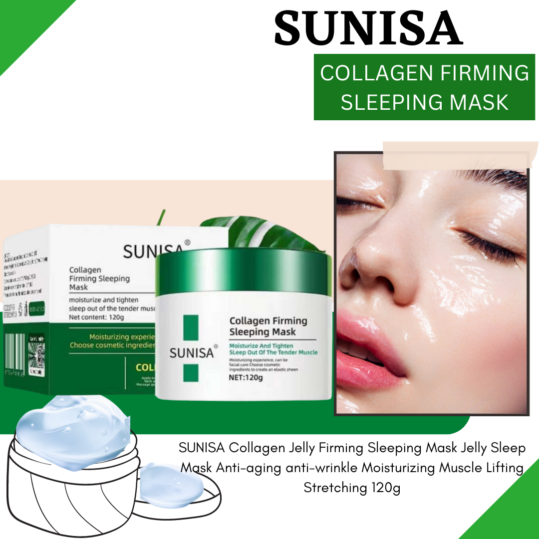 SUNISA Collagen Firming Sleeping Mask - Moisturizer and Tighten Sleep ...