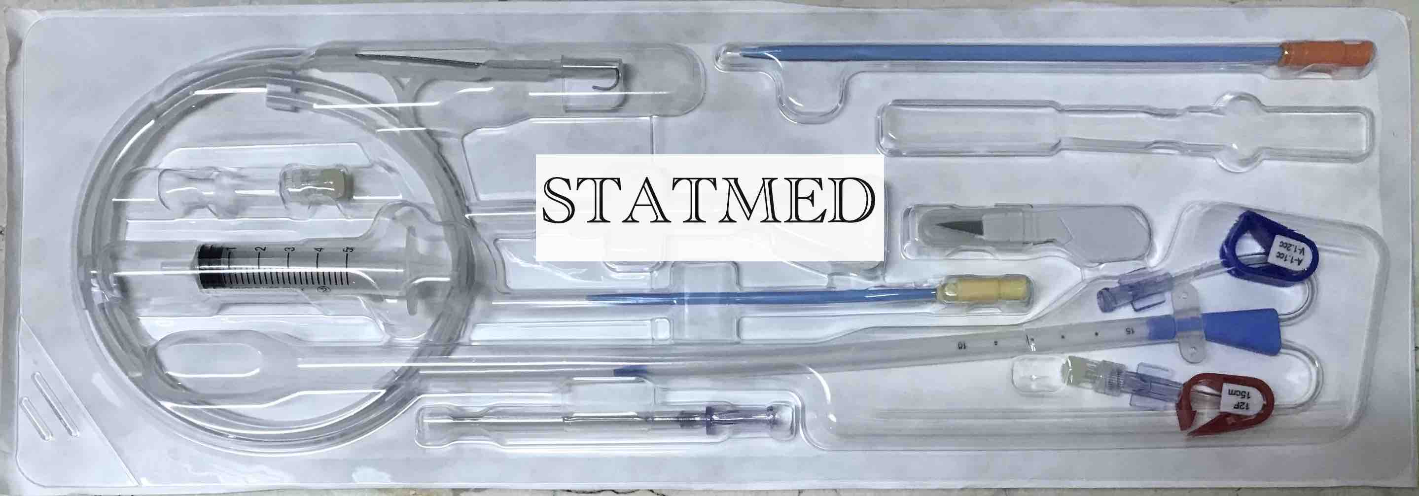 Double Lumen Hemodialysis Catheterization Set (IJ) Internal Jugular