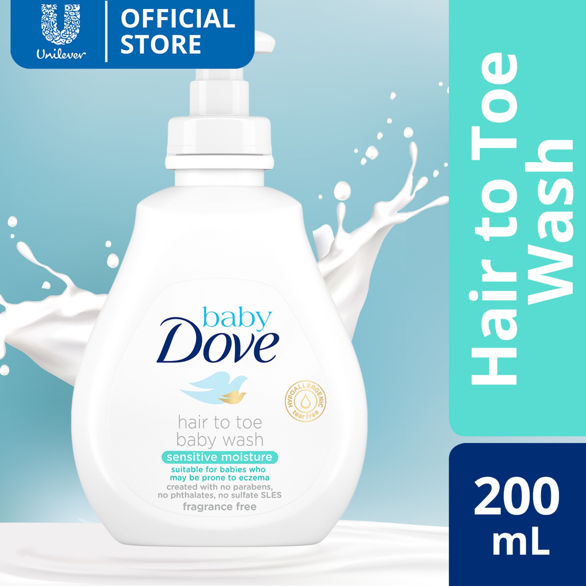 dove body wash for baby