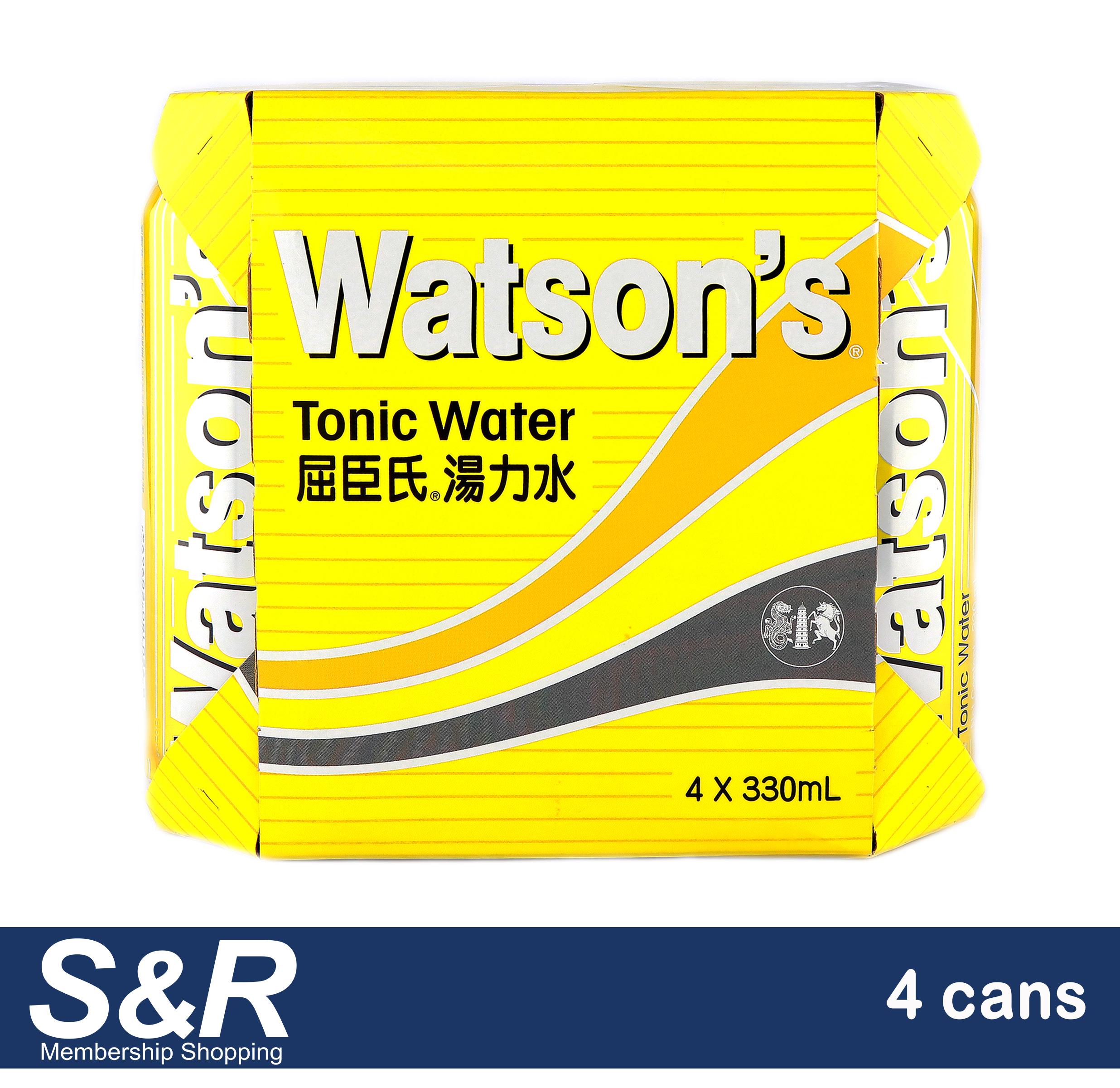Watson's Tonic Water 4 pcs x 330 mL Lazada PH