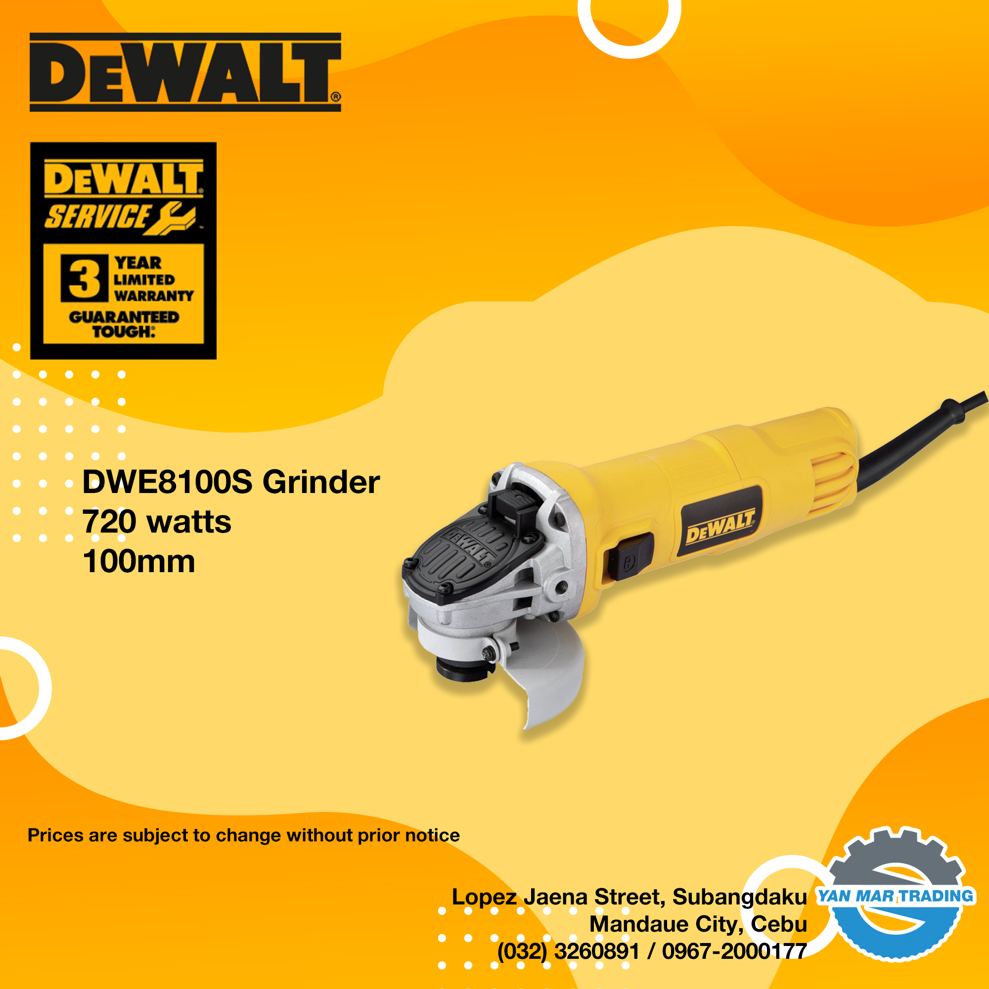 Dewalt DWE8100S Grinder | Lazada PH