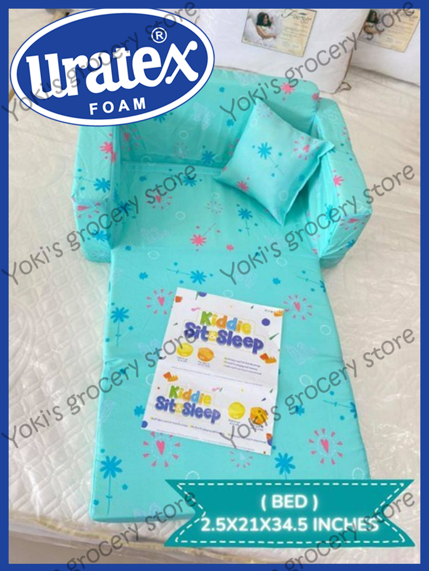 URATEX kids sofa bed sit and sleep with pillow sofa for kids Lazada PH