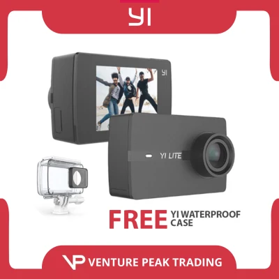 YI Lite Action Camera with Waterproof Case