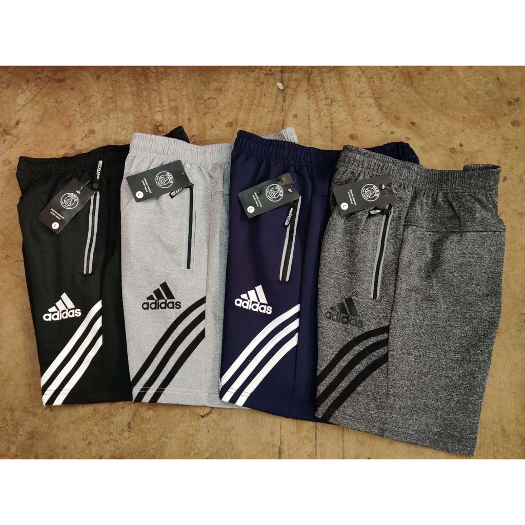 adidas men's shorts with zipper pockets