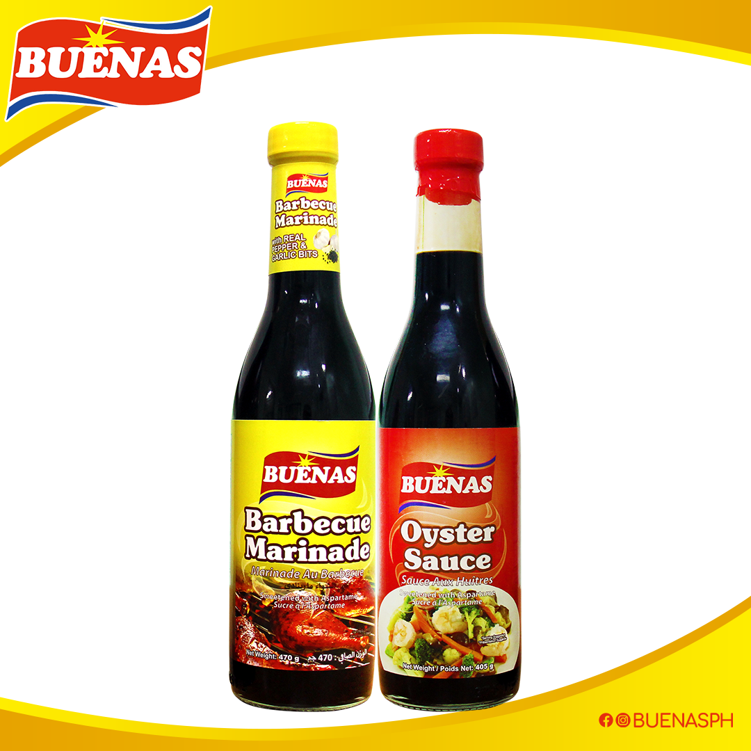 Buena Barbecue Marinade and Oyster Sauce 16oz and 15oz Lazada PH