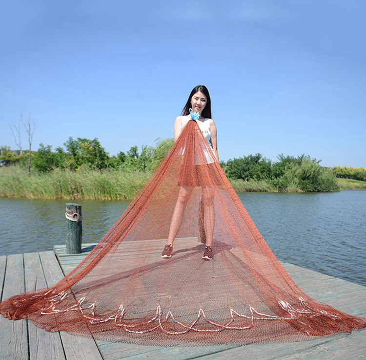Fishing nets 2.5M4M Durable Hand thrown Exquisite outdoor fishing net
