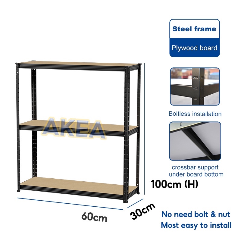 Steel Rack Shelves Heavy Duty Boltless Display Rack Grocery Rack Shelf Rack for Warehouse Store