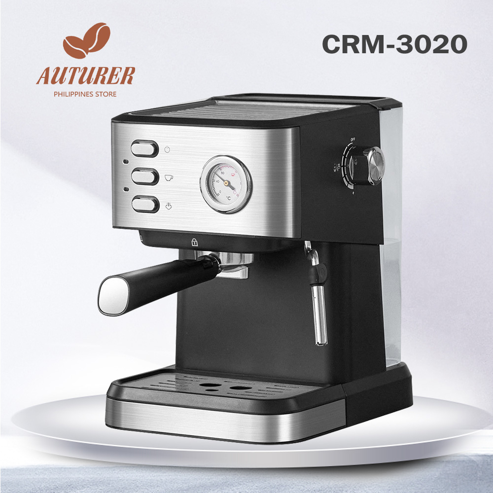 Semiautomatic coffee machine CM3020, a small semiautomatic highpressure steam type milk