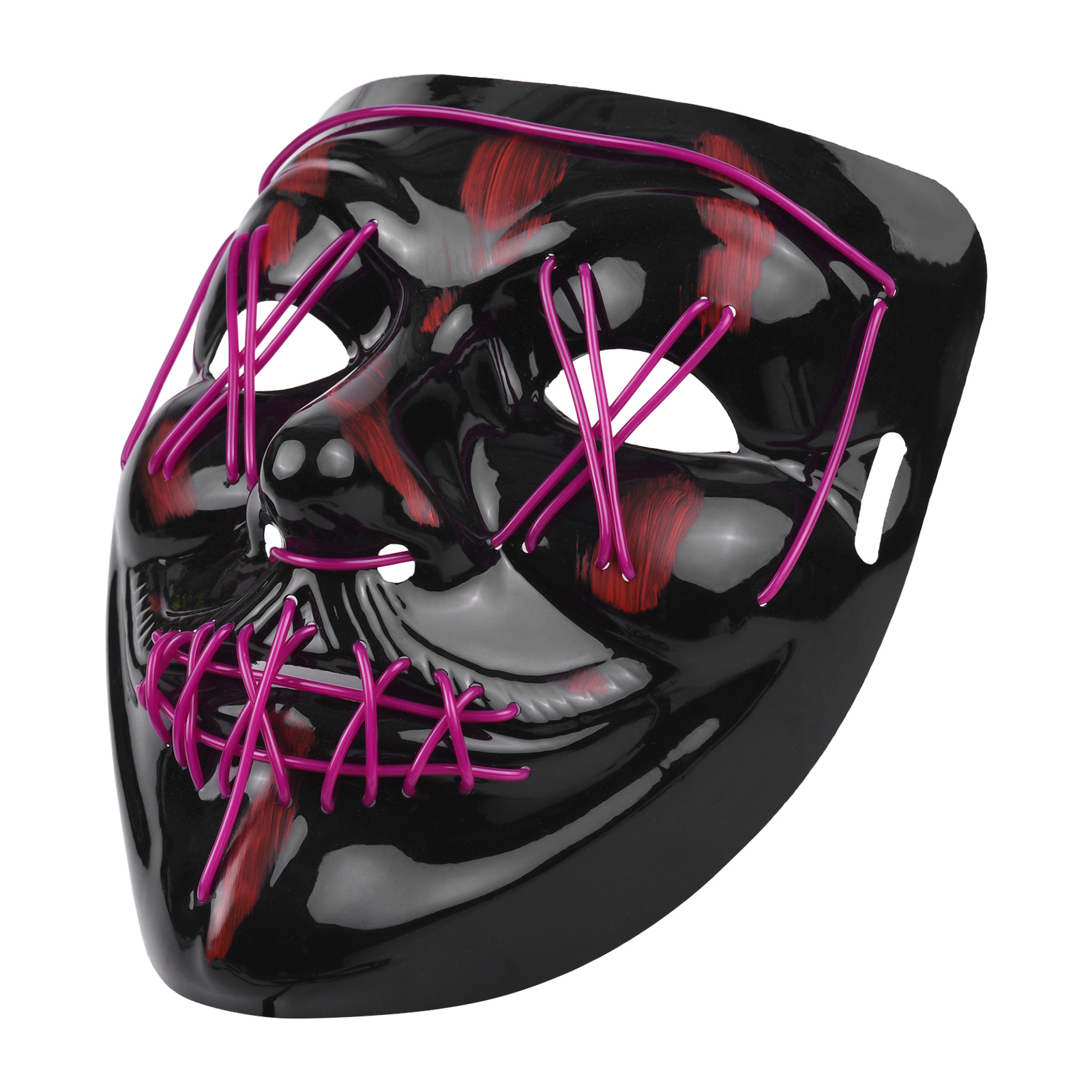 Halloween Scary Mask LED Light up Masks with Steady Light Slow Flash ...