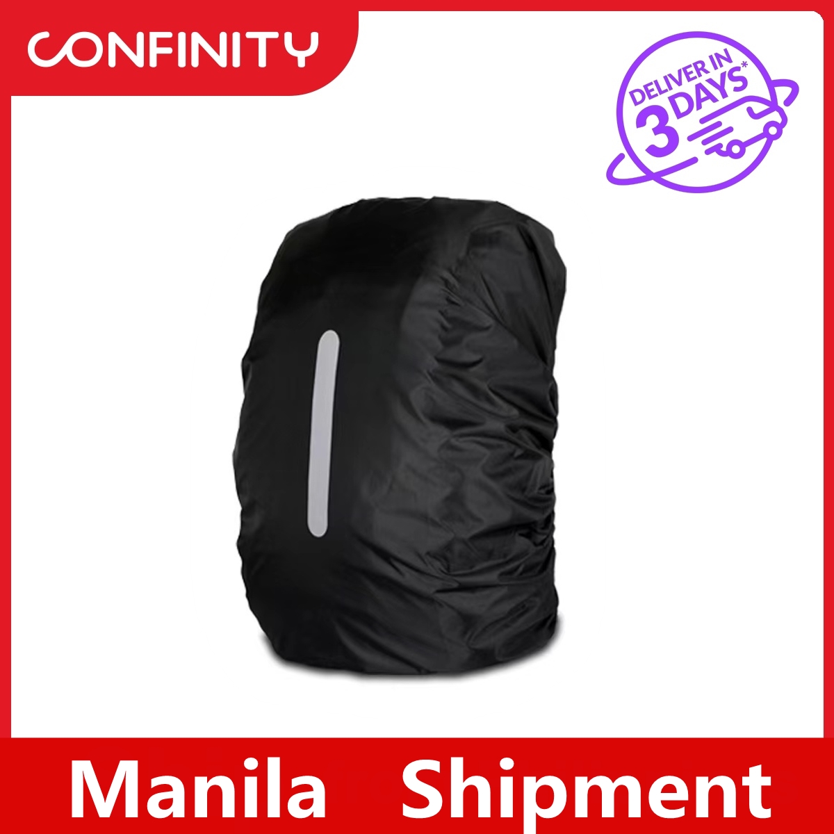 CONFINITY Nylon Dustproof Waterproof Rain Cover Reflective Walker