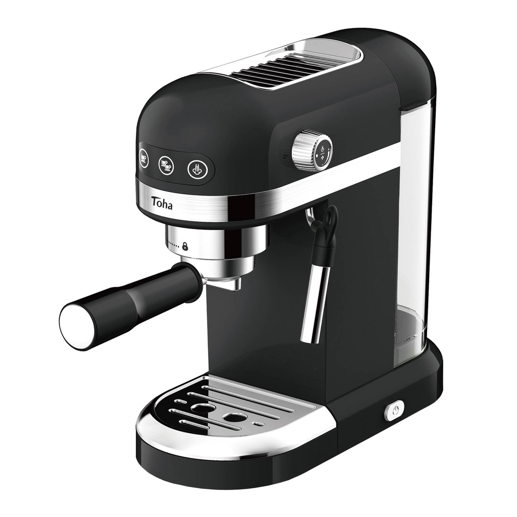 Toha Espresso Coffee Maker Machine With Milk Frother Wand for Espresso ...