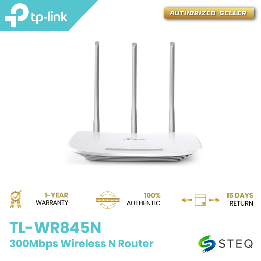 Tp Link Tl Wr845n 300mbps Wireless N Router White Lazada Ph