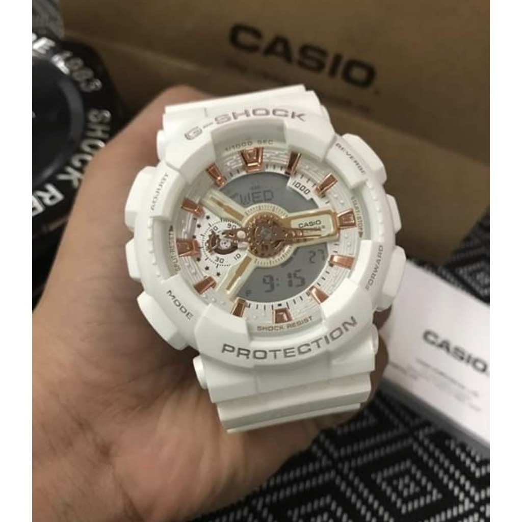 G shock ga 110 white rose gold Clearance