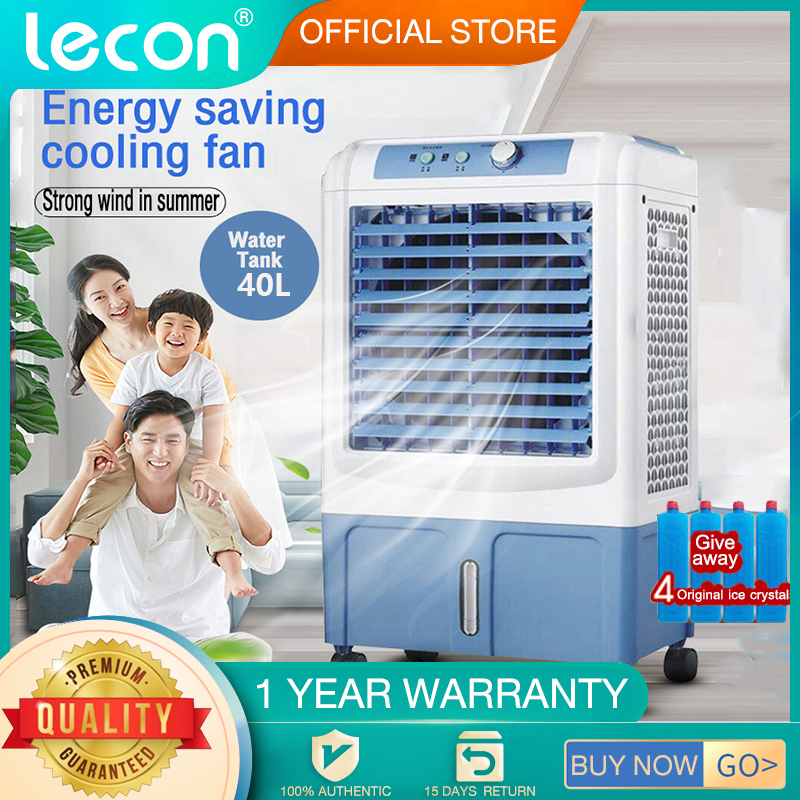 Lecon Large 40L Evaporative Air Conditioner Fan Mobile Air Conditioner
